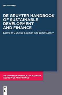 9783110738292-3110738295-De Gruyter Handbook of Sustainable Development and Finance (De Gruyter Handbooks in Business, Economics and Finance)