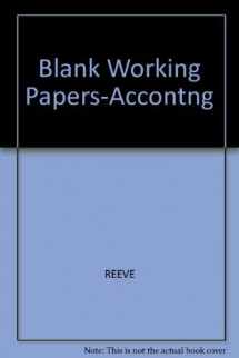 9780324203707-0324203705-Blank Working Papers-Accontng