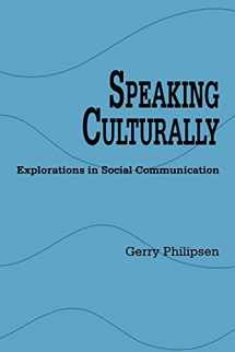 9780791411643-0791411648-Speaking Culturally (Suny Series in Human Communication Processes) (Suny Series, Human Communication Processes)