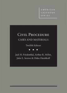 9781634605847-1634605845-Civil Procedure: Cases and Materials (American Casebook Series)