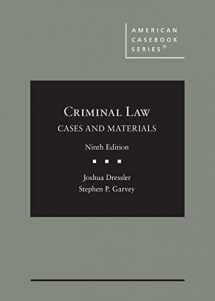 9781636596891-1636596894-Criminal Law: Cases and Materials (American Casebook Series)