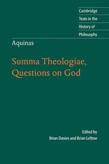 9780521528924-0521528925-Aquinas: Summa Theologiae, Questions on God (Cambridge Texts in the History of Philosophy)