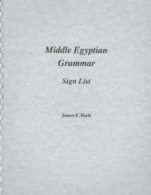 9780920168141-0920168140-Middle Egyptian Grammar: Sign List (SSEA Publication)