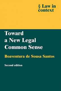9780521605953-0521605954-Toward a New Legal Common Sense (Law in Context)