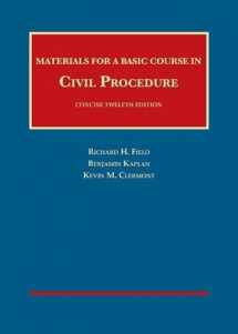 9781634593090-163459309X-Materials for a Basic Course in Civil Procedure, Concise (University Casebook Series)