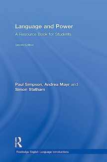 9781138569270-1138569275-Language and Power: A Resource Book for Students (Routledge English Language Introductions)