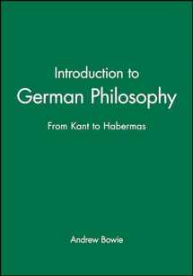 9780745625713-0745625711-Introduction to German Philosophy: From Kant to Habermas