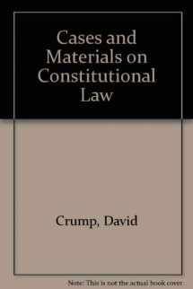 9780820553559-0820553557-Cases and Materials on Constitutional Law