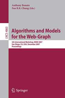 9783540770039-3540770038-Algorithms and Models for the Web-Graph: 5th International Workshop, WAW 2007, San Diego, CA, USA, December 11-12, 2007, Proceedings (Lecture Notes in Computer Science, 4863)