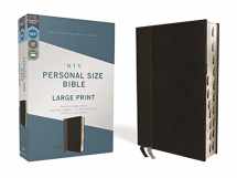 9780310458807-0310458803-NIV, Personal Size Bible, Large Print, Leathersoft, Black, Red Letter, Thumb Indexed, Comfort Print