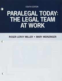 9780357454060-0357454065-Paralegal Today: The Legal Team at Work, Loose-leaf Version (MindTap Course List)