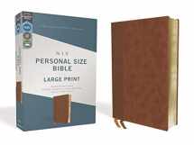 9780310454274-0310454271-NIV, Personal Size Bible, Large Print, Leathersoft, Brown, Red Letter, Comfort Print