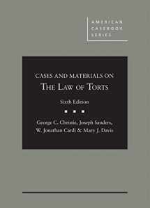 9781683286486-1683286480-Cases and Materials on the Law of Torts (American Casebook Series)