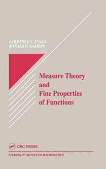 9780849371578-0849371570-Measure Theory and Fine Properties of Functions (Studies in Advanced Mathematics)