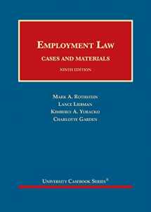 9781683287322-1683287320-Employment Law, Cases and Materials (University Casebook Series)