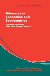 9780521524124-0521524121-Advances in Economics and Econometrics: Theory and Applications, Eighth World Congress (Econometric Society Monographs, Series Number 36) (Volume 2)