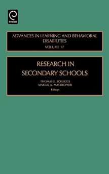 9780762311071-076231107X-Research in Secondary Schools (Advances in Learning and Behavioral Disabilities, 17)