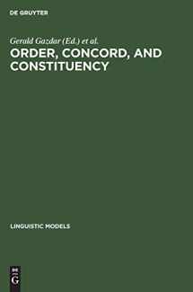 9783110131048-3110131048-Order, Concord, and Constituency (Linguistic Models, 4)