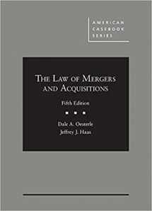 9781683289791-168328979X-The Law of Mergers and Acquisitions (American Casebook Series)