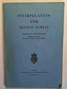 9780117703858-0117703850-Interpolation and allied tables