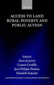 9780199242177-0199242178-Access to Land, Rural Poverty, and Public Action (WIDER Studies in Development Economics)