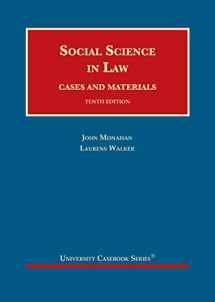 9781647083090-1647083095-Social Science in Law, Cases and Materials (University Casebook Series)