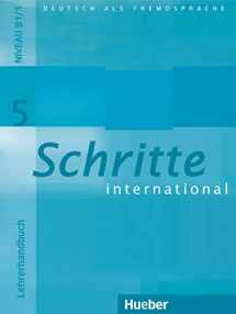 9783190218554-3190218552-SCHRITTE INTERNATIONAL 5 LHB. (prof.) (German Edition)