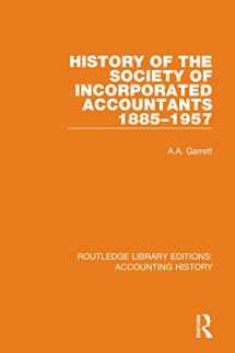 9780367535322-0367535327-History of the Society of Incorporated Accountants 1885-1957 (Routledge Library Editions: Accounting History)
