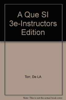 9781413003888-1413003885-A Que Si! Instructor's Edition, 3rd Edition