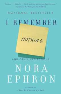 9780307742803-0307742806-I Remember Nothing: And Other Reflections
