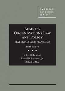 9781636595931-1636595936-Business Organizations Law and Policy: Materials and Problems (American Casebook Series)
