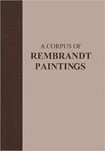 9781402035630-1402035632-A Corpus of Rembrandt Paintings (Set vols 1-3) (Rembrandt Research Project Foundation)