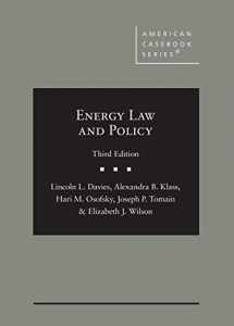 9781647084301-164708430X-Energy Law and Policy (American Casebook Series)