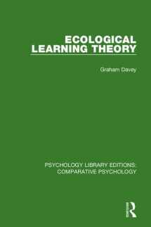 9781138554863-1138554863-Ecological Learning Theory (Psychology Library Editions: Comparative Psychology)