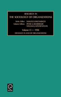 9780762301805-0762301805-Research in the Sociology of Organizations (Research in the Sociology of Organizations, 15)