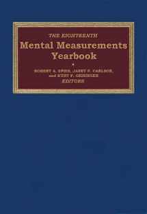 9780910674614-0910674612-The Eighteenth Mental Measurements Yearbook (Buros Mental Measurements Yearbook)