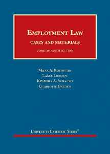9781683287193-1683287193-Employment Law, Cases and Materials, Concise (University Casebook Series)