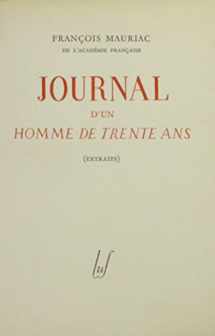 9780828874342-0828874344-Journal d'Un Homme de Treinte Ans