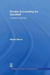 9780415437486-0415437482-Double Accounting for Goodwill: A Problem Redefined (Routledge New Works in Accounting History)