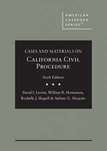 9781683285632-1683285638-Cases and Materials on California Civil Procedure (American Casebook Series)