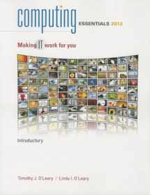 9780077470814-0077470818-Computing Essentials 2012: Introductory Edition