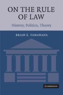 9780521604659-0521604656-On The Rule of Law: History, Politics, Theory