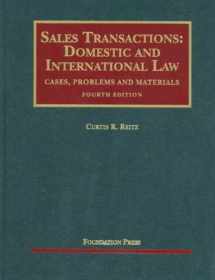 9781599418872-1599418878-Sales Transactions: Domestic and International Law, 4th (University Casebook Series)