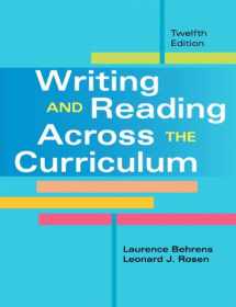 9780321890177-0321890175-Writing and Reading Across the Curriculum with NEW MyCompLab with eText -- Access Card Package (12th Edition)