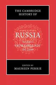 9781107639423-1107639425-The Cambridge History of Russia: Volume 1, From Early Rus' to 1689