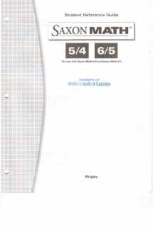9781591412151-1591412153-Saxon Math 5/4-6/5 Student Reference Guide