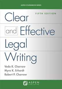 9781454830948-1454830948-Clear and Effective Legal Writing, Fifth Edition (Aspen Coursebook)