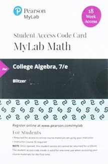 9780135902110-0135902118-MyLab Math with Pearson eText -- 18 Week Standalone Access Card -- for College Algebra