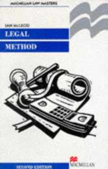 9780333676967-0333676963-Legal Method (Palgrave Law Masters)