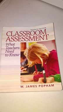 9780132868600-0132868601-Classroom Assessment: What Teachers Need to Know (7th Edition)